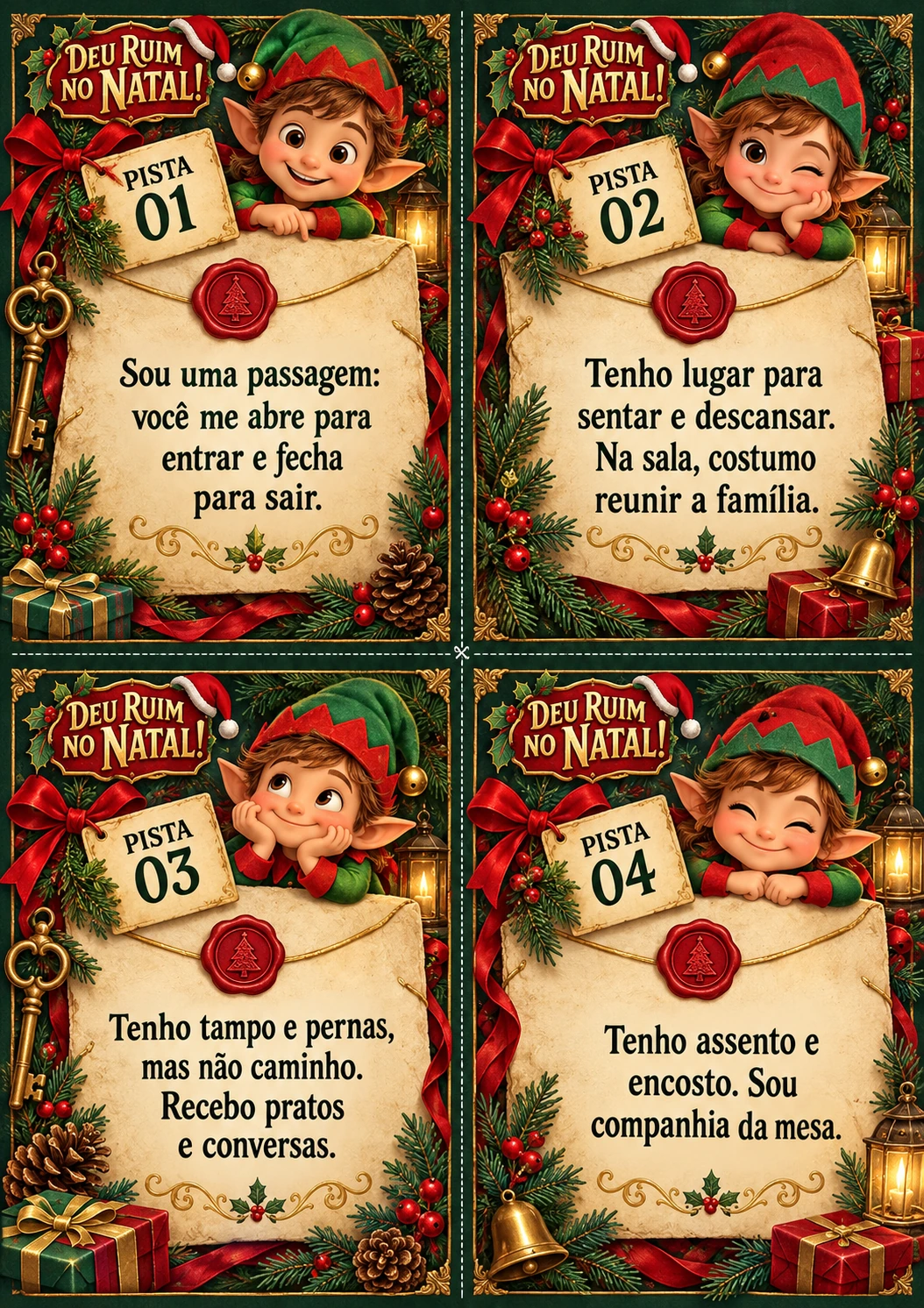 Pistas reais da caça aos presentes